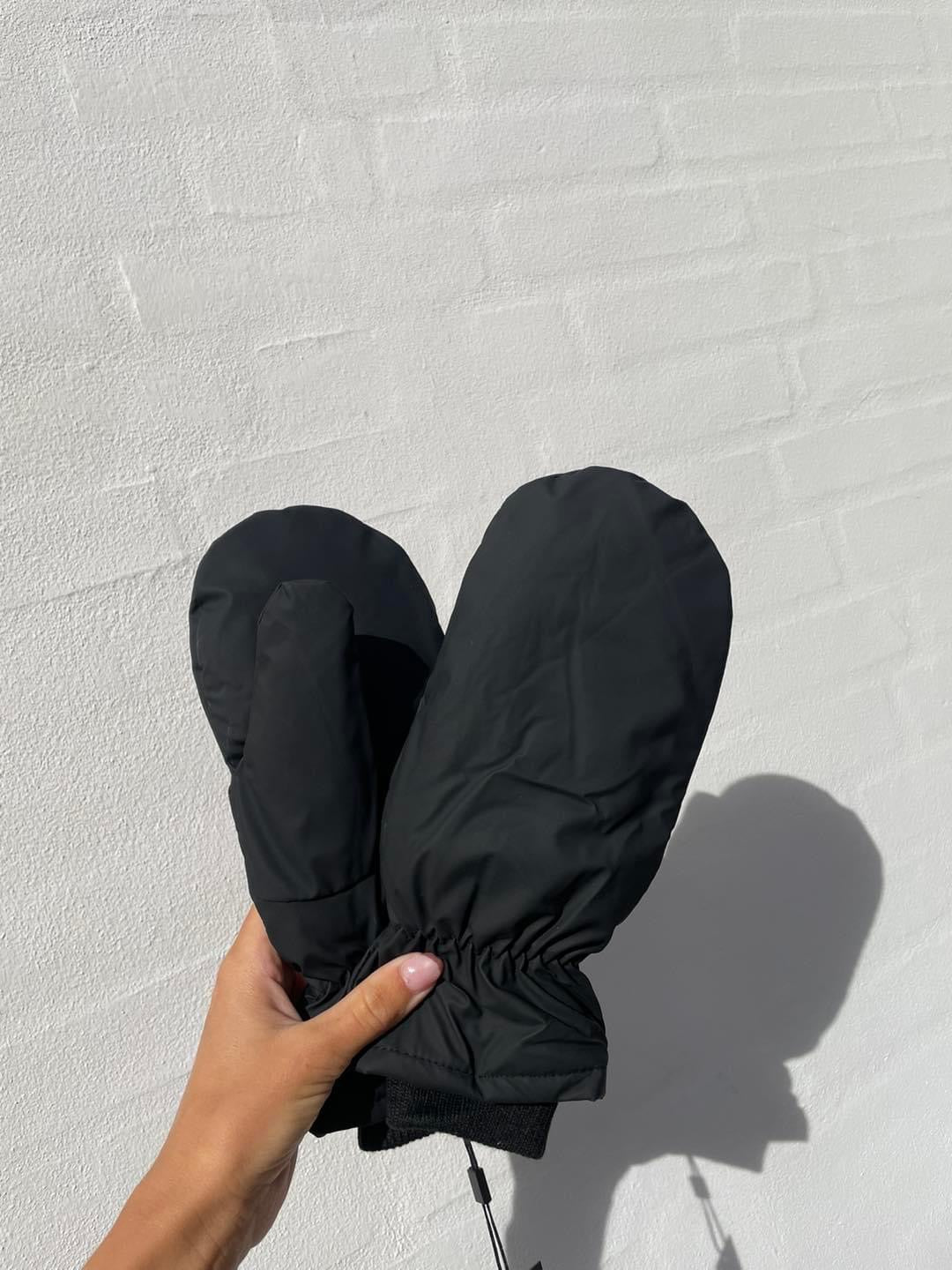 PCNIKKA Mittens - Black